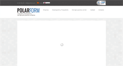 Desktop Screenshot of polarform.com