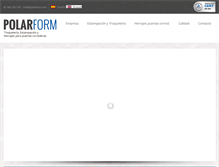 Tablet Screenshot of polarform.com